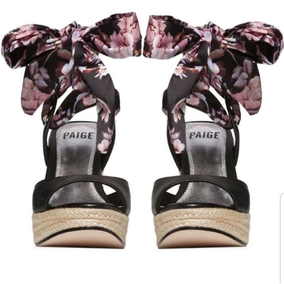 NWOB Paige Weslyn Wedge Sandals size 8.5 - Picture 2 of 7